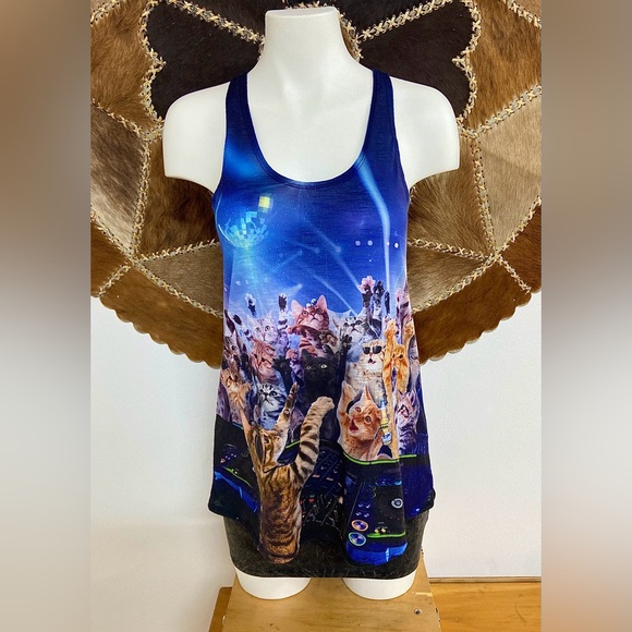 Kitty Cat Rave Tank Top - Picture 3 of 5